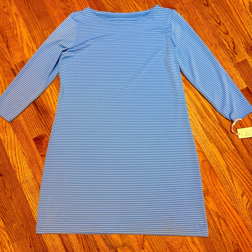 🆕 VINEYARD VINES WOMENS BOATNECK SHIFT DRESS